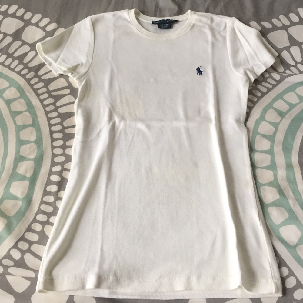 White short sleeve Ralph Lauren tee